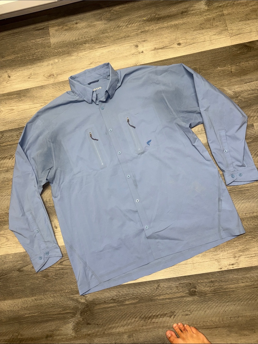 Simms button shirt top